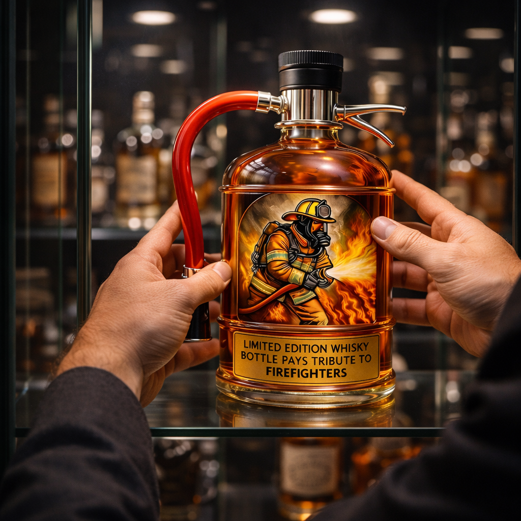 Botella de Whiskey - Edición Extintor