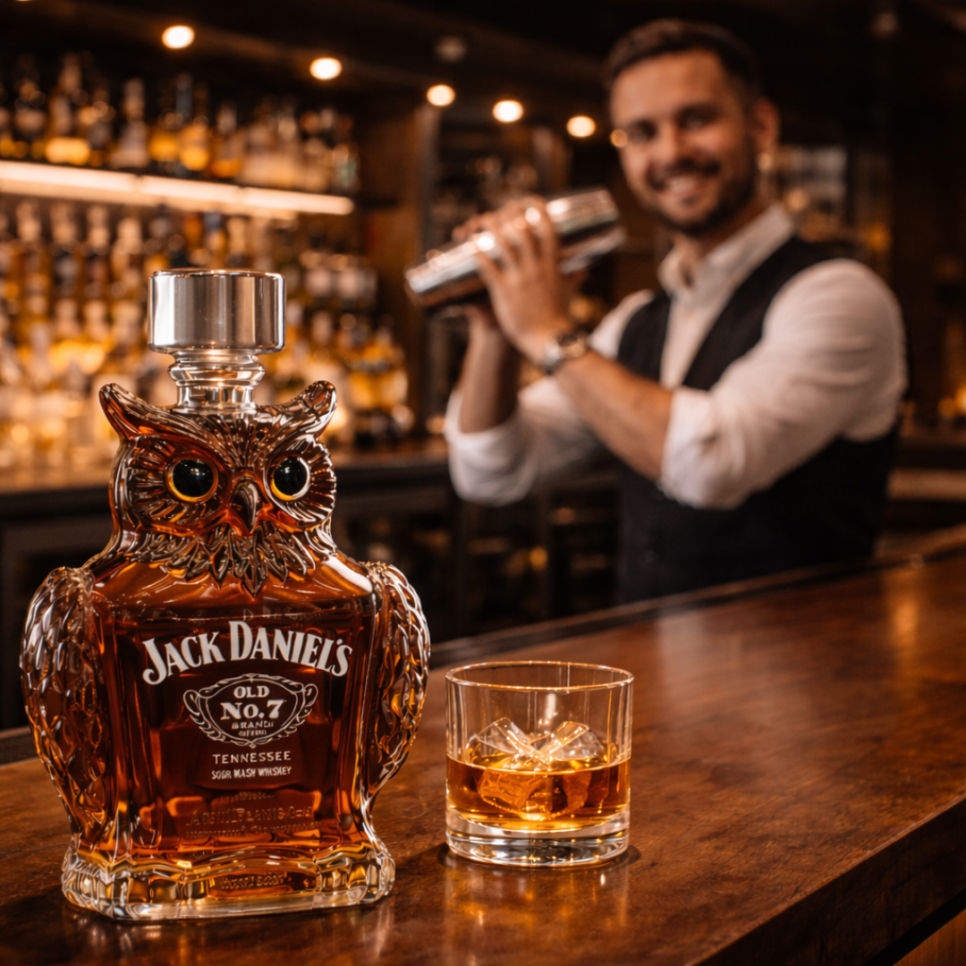Botella de Whiskey - Edición Búho