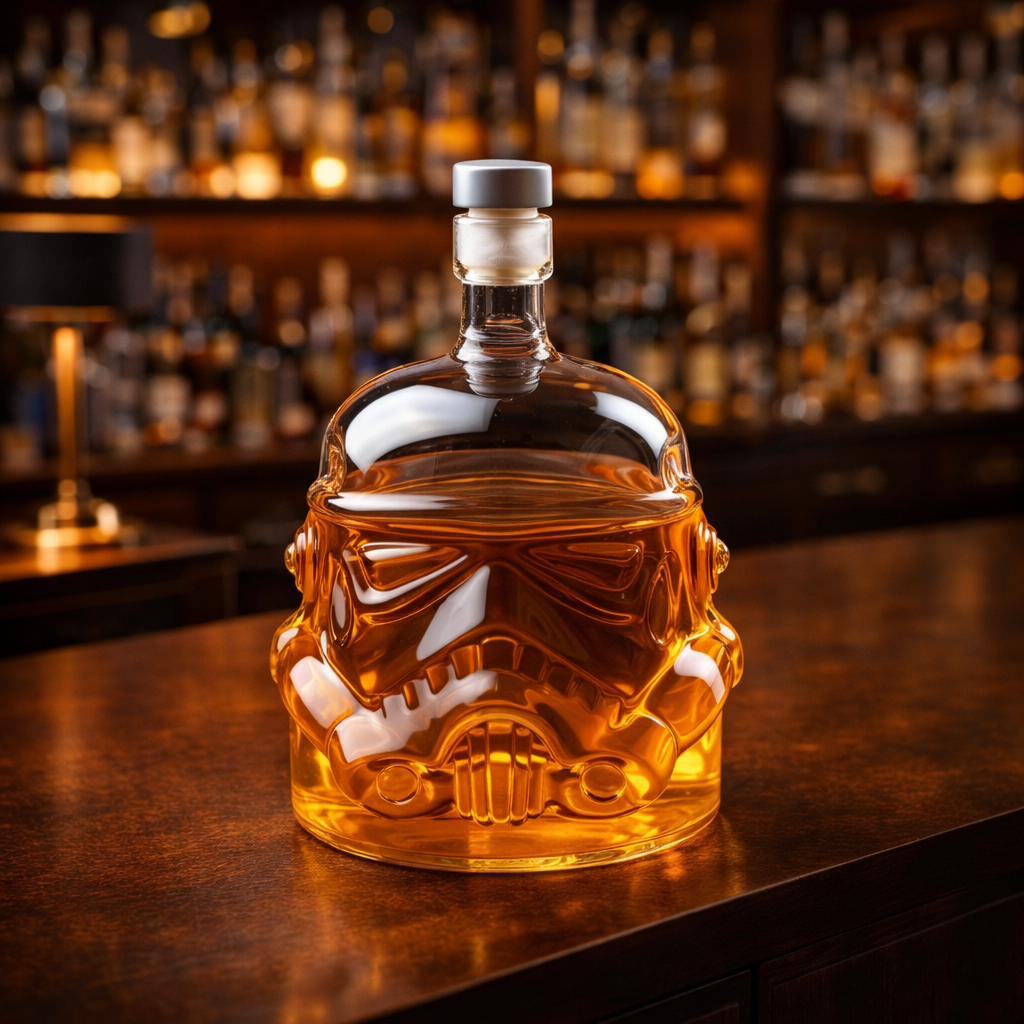 Set Botella de Whiskey con Vasos