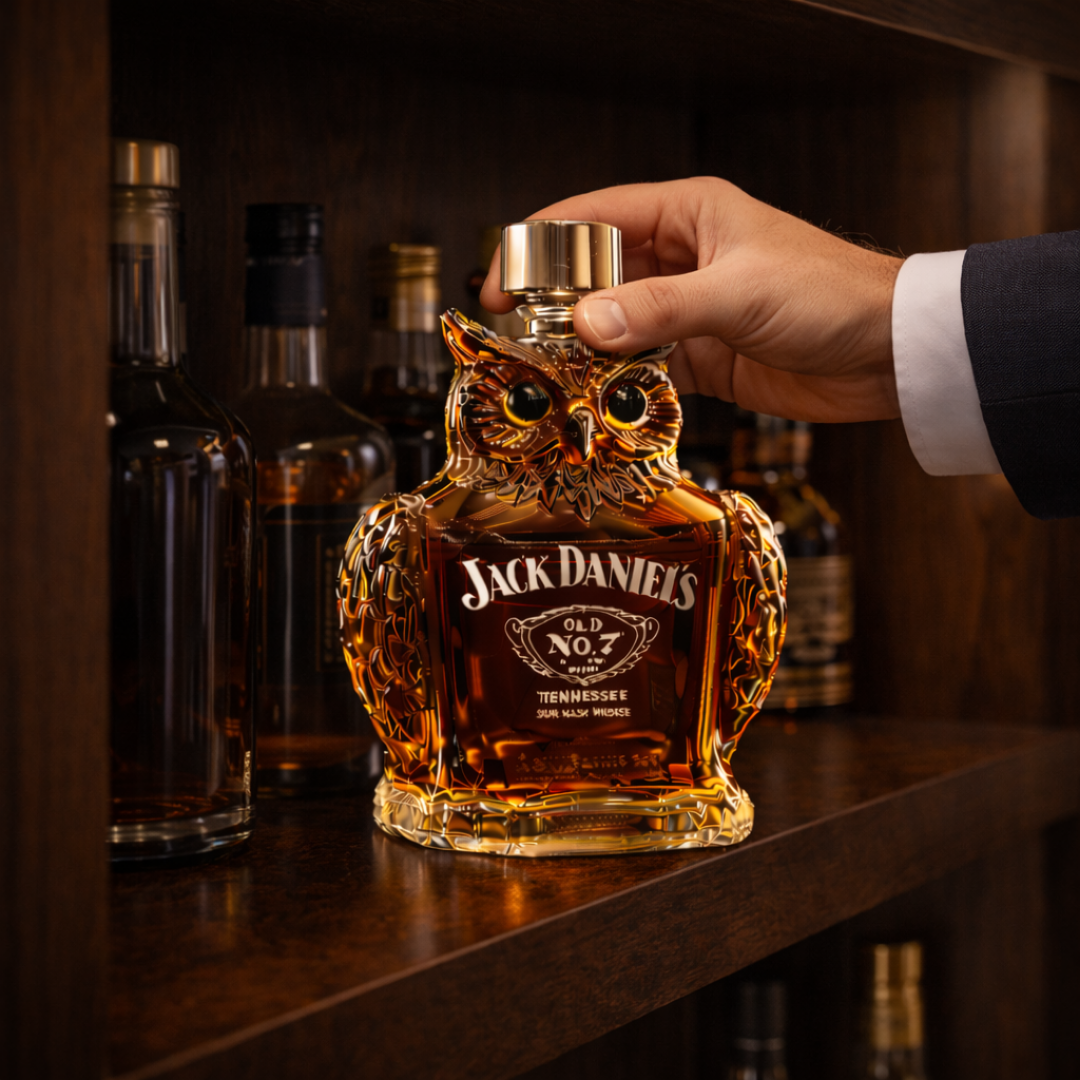 Botella de Whiskey - Edición Búho