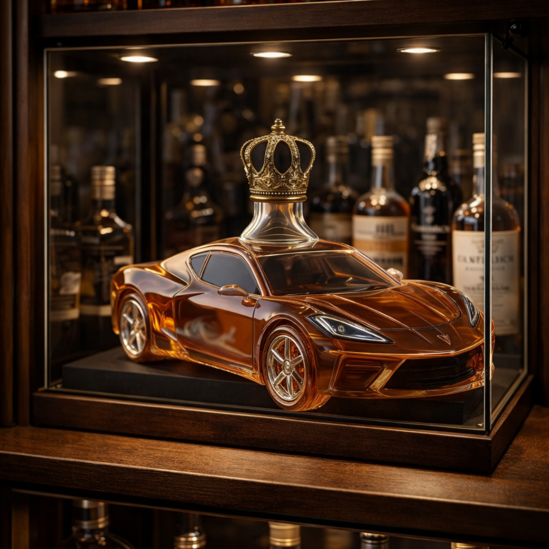 Botella de Whiskey - Edición Corvette