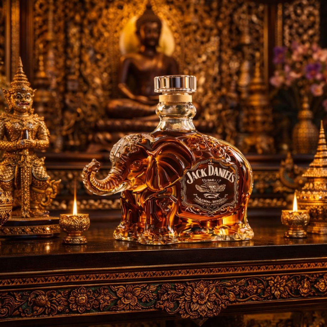 Botella de Whiskey Jack Daniel's - Edición Elefante