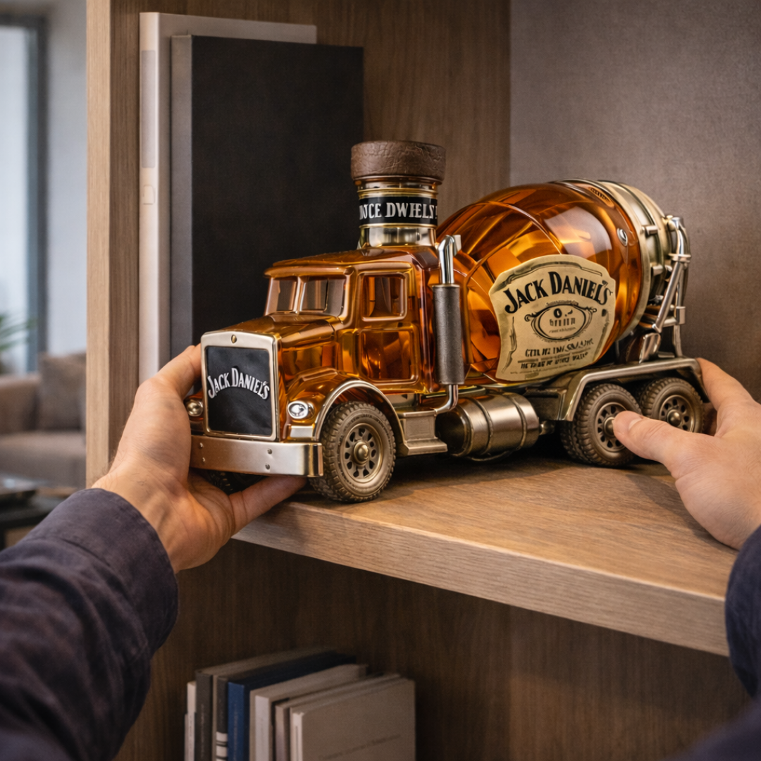 Botella de Whiskey Jack Daniel's - Edición Camión