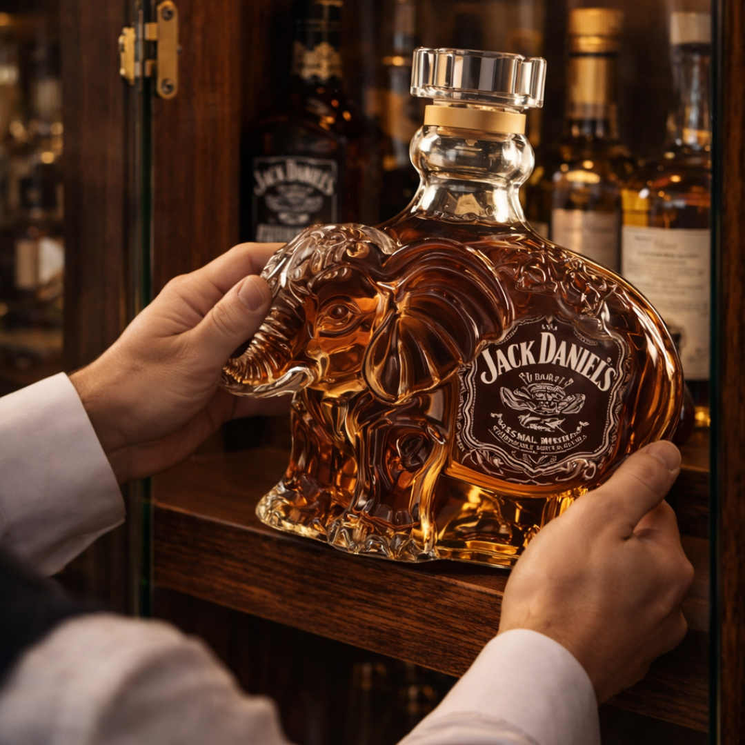Botella de Whiskey Jack Daniel's - Edición Elefante